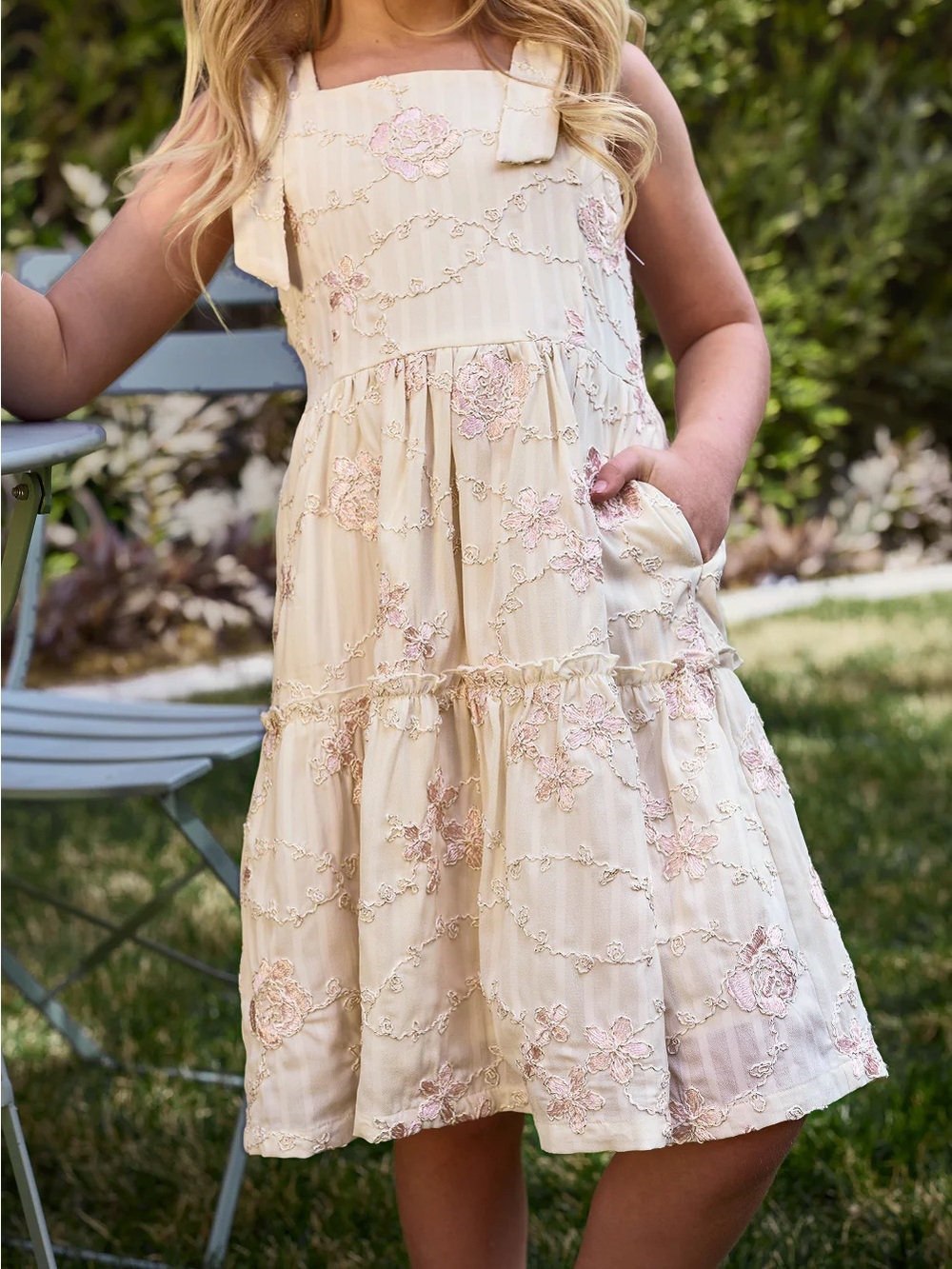 Ivy City Co Girls Tara Dress 6/7 NIB